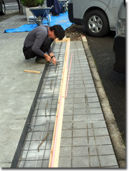 Aビル-床タイル工事-2