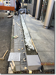 Aビル-床タイル工事-3