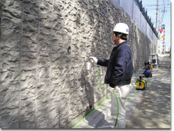 擁壁施工1